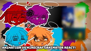 Animation vs MinecraftAnimator react to Animation Videos  But They Spoke  GCRV  Read Desc [upl. by Bailey]