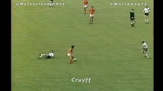 Johan Cruyff fouled by Berti Vogts in final WorldCup74 [upl. by Incrocci]