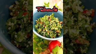 Libanesischer Petersiliensalat gesund lecker recipe TabouléTabouleh [upl. by Colston]