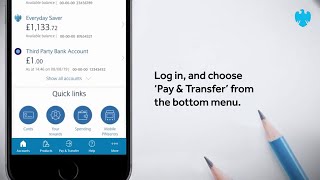 The Barclays app  How to make a transfer [upl. by Matt]