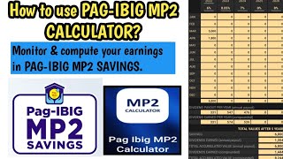 How to use PAGIBIG MP2 CALCULATOR How to compute pagibig mp2 savings [upl. by Linden]