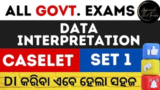 Data Interpretation Practice Set1CASELET For All Government Exams OSSC CGLOSSSC RIOSSC JEOetc [upl. by Ylevol]