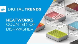 Heatworks Tetra Countertop Dishwasher  Hands On at CES 2019 [upl. by Amsirp]