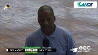 15ª LIGA MOÇAMBICANA DE BASQUETEBOL MASCULINO FER MAPUTO  NEW VISION [upl. by Scandura]