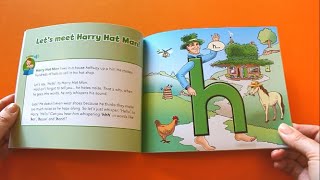 Letterland Story Corner  Harry Hat Man and his habit [upl. by Annayrb374]