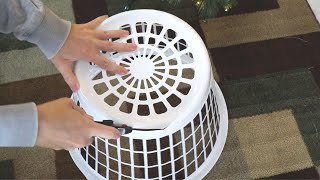 Cut up a Dollar Store laundry basketBRILLIANT new Christmas DIY [upl. by Cilo]