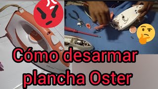 como desarmar plancha Oster [upl. by Matilda]