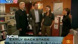 NCIS Cast on The Early Show  220909  part 2 [upl. by Panthia]