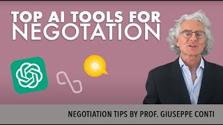 3 powerful AI tools for Negotiation  Prof Giuseppe Conti  CABL [upl. by Averill]