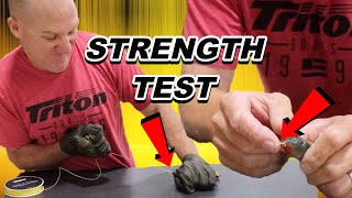 What Is The STRONGEST Fishing knot  REAL Strength Test Of The Most Popular Knots [upl. by Doolittle56]