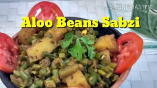 Beans Aloo Recipe  Green Beans Potato Indian Recipe बीन्स आलू रेसिपी [upl. by Anilosi]