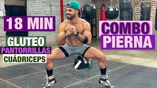 Ejercicios Para Piernas En Casa 18 MIN Rutina Para Endurecer Piernas Sin equipo [upl. by Ahen997]