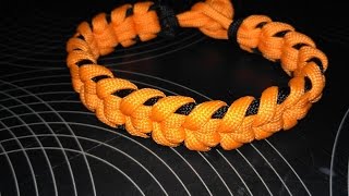 How to weave bracelet Oat Spike Sinnet Как плести браслет quotШип Синнету схема плетения [upl. by Gilges]