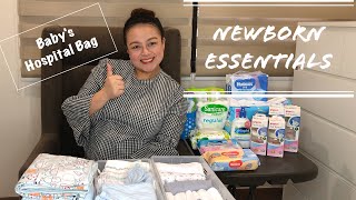 NEWBORN ESSENTIALS  Whats in my Baby Hospital Bag  Nins Po [upl. by Vladi]