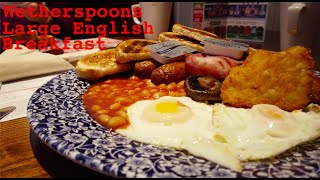 Wethespoons Traditional English Breakfast amp Vegetarian Breakfast [upl. by Calondra]