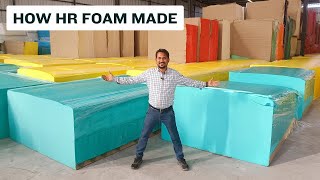 How to Make Foam गद्दे की गादी कैसे बनती है HR foam Manufacturing Process How Sponge Made [upl. by Rexanna]