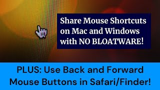 Use One Mouse with Same Shortcuts Between Mac and Windows with no Bloatware [upl. by Lawford150]