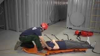 Patient packaging with the SKED® Basic Rescue System  Easy Patient Drag in Confined Space  CMC [upl. by Jehial175]