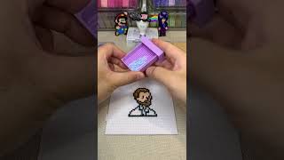 Fuse Bead ASMR Vincent van Goghhamabeads perlerbeads asmr [upl. by Ailem]