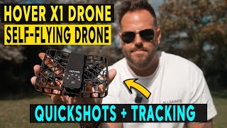 NEW SELFFLYING DRONE HOVER X1 Review SO MUCH FUN [upl. by Eceinehs370]