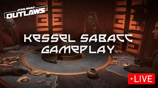 Kessel Sabacc Gameplay Live New Sabacc from Star Wars Outlaws Livestream Edit [upl. by Edgard525]