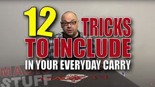 12 Awesome Tricks To Include In Your Everyday Carry  Magic Stuff With Craig Petty [upl. by Herrle683]