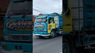 TRUK DUMP FUSO MUATAN PENUH BATU NGEBUT SAMPAI OLENG shorts trending subscribe [upl. by Irina600]