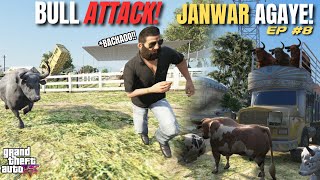 ASHRAF BHAI KAY JANWAR AGAYE  EP 8  BAKRA MANDI 2K24  ASHRAF BHAI ABID NASIR  GTA 5 PAKISTAN [upl. by Anillek]