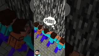 HELP Herobrine And His Friends Stop The Wall😭😭friendship shorts trending anime minecraft fyp [upl. by Healy]