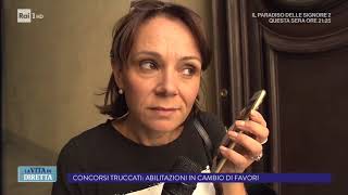 Concorsi truccati alluniversità le intercettazioni choc  La Vita in Diretta 26092017 [upl. by Ahsiruam]