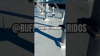 Commercial roofing 101 ruferosycorridos construction commercialroofing hardwork roofing tpo [upl. by Ada]