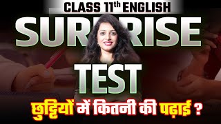 Class 11 English Surprise Test🔴Live  7 PM➡️ Hindi Medium English Most Important Questions 2025 [upl. by Mintz]