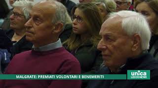 Malgrate premiati volontari e benemeriti [upl. by Ahsim]