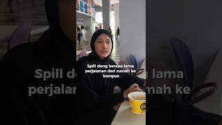 Kalo kamu berapa lama nih dari rumah ke kampus Drop your comment 👇🏻 prasetiyamulya [upl. by Anol]