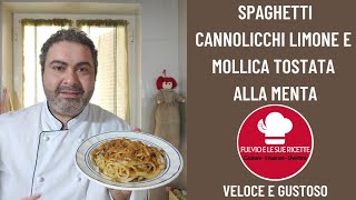 SPAGHETTI CON CANNOLICCHI Ricetta facile e veloce [upl. by Amalburga]