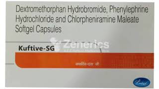 Kuftive SG Capsule Dextromethorphan Hydrobromide Phenylephrine Hydrochloride and Chlorpheniramine [upl. by Zanahs]