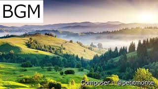 BGM Orchestra emotive strings cinematic percussion  No00045 [upl. by Eeldivad]