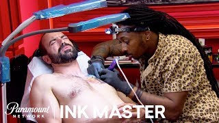 Naturescape Tattoos Elimination Official Highlight  Ink Master Grudge Match Season 11 [upl. by Ahsinhoj]