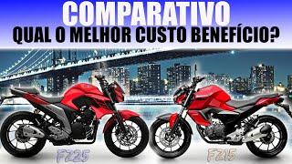 COMPARATIVO FAZER 250 FZ25 vs FAZER 150 FZ15  QUAL MELHOR CUSTO BENEFÍCIO [upl. by Crista]