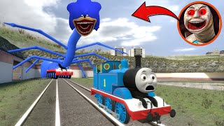 Building a Thomas Train Chased By Cursed Thomas turned into Sonic Tapes in Garrys Mod [upl. by Namad]