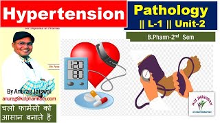 Hypertension  High Blood Pressure  L1 Unit2 Pathology BPharm 2nd Sem [upl. by Natsyrk]