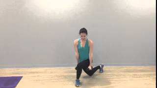 curtsy lunge with lateral shoulder raise [upl. by Muiram120]