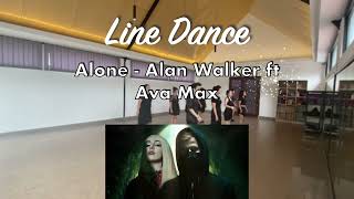 Alone by Alan Walker Ft Ava MaxLine Dance ElectroD2D Studio Medan Choreo by Dian Rose INA [upl. by Wittie]