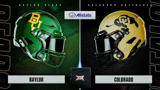 Baylor vs Colorado Week 4  College Football 25  Full Game Simulation [upl. by Ailekat]