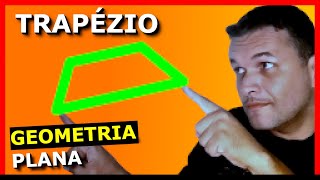 TRAPÉZIO Geometria Plana  Quadriláteros [upl. by Vanni]