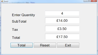 How to Calculate Tax Using Function in Visual BasicNet [upl. by Emlen389]