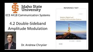 1  42 Introduction to Double Sideband Amplitude Modulation [upl. by Schreck]