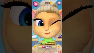 My Talking Angela2 reels cat rek talkingangela angela games [upl. by Ayojal447]