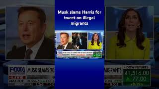 Elon Musk calls out Harris for 2017 tweet ‘This is an actual statement from Kamala’ shorts [upl. by Eleira]