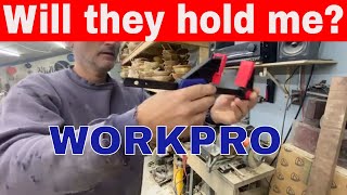 WorkPro squeeze clamps test and review [upl. by Ardnuat]